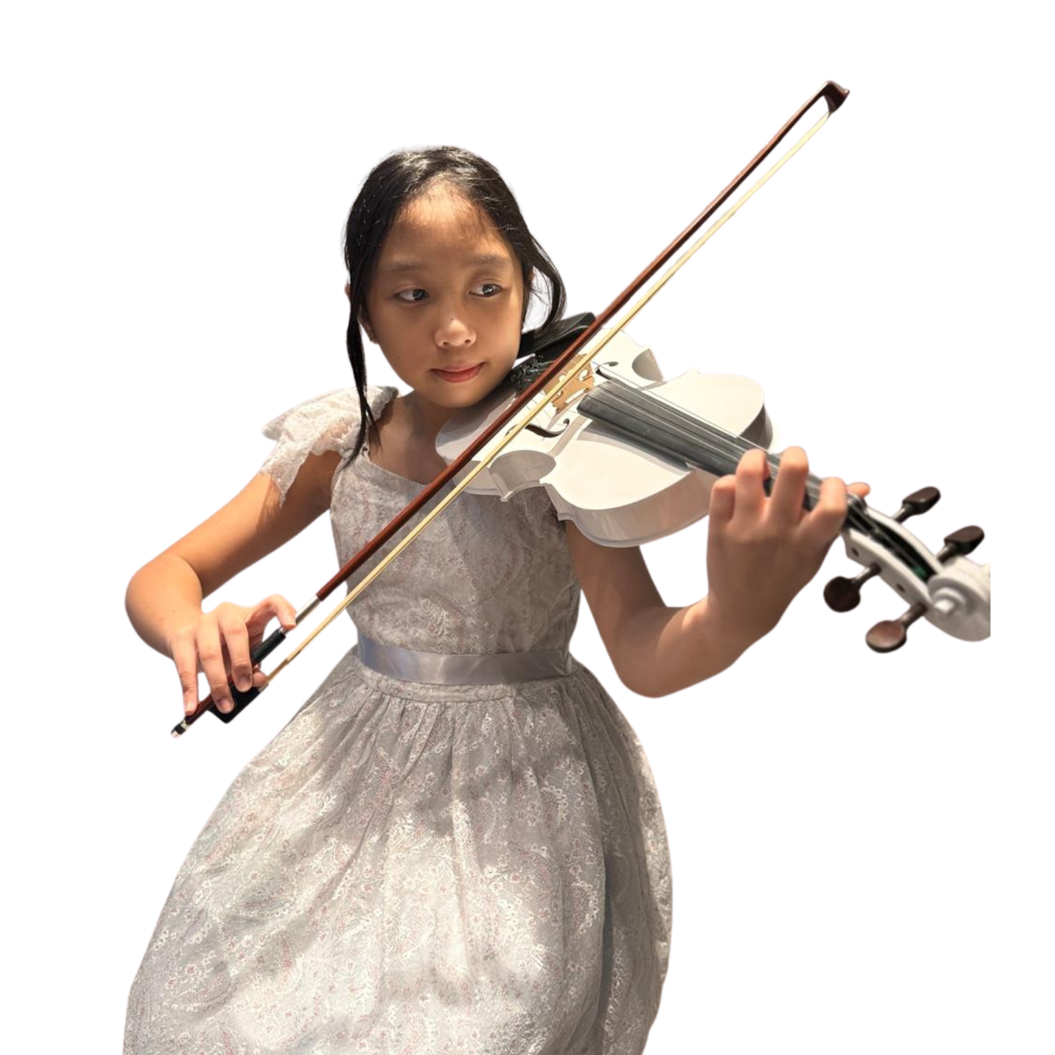 Student Playing Instrument